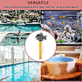 Miniatyrbild 5 av 5: Pool Termometer Temperaturmätare Tecknad Hajform Med Snöre För Pool Spa Damm 9.5*22*2.2cm Gul Betterlifef