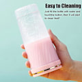 Miniatyrbild 5 av 5: 350 ml Portabel Juicepress Elektrisk Mixer Kopp USB Smoothie Blender Shakes Handhållen Frukt Grönsaksmaskin Milkshake Juicepress Pink