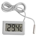 Miniatyrbild 1 av 5: Digital Termometer, Mini LED-display Digital Temperaturmätare Med 1m Probsensor, LCD Digital Termometer För Akvarium, Inkubator, Växthus