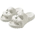 Miniatyrbild 1 av 5: Skull Slides Sommarsandaler för Män Kvinnor, Coola Skull Tofflor med Öppen Tå, Halkfria Roliga Slides för Inomhus Utomhus