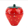 Miniatyrbild 1 av 5: FCSHFC Kreativ Timer Söt Liten Väckarklocka Pomodoro Jordgubbstimers Student Tidshantering Minimekanisk Barn Timer (Färg : Röd A)