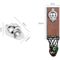 Miniatyrbild 2 av 5: Magnetisk Ölflasköppnare, Retro Väggmonterad Flasköppnare Med Kapsylfångare Basketboll