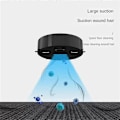 Miniatyrbild 2 av 5: (Svart) Mini Robotdammsugare 3 i 1 Våtmoppning Golv Smart Hem Städning