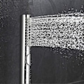 Miniatyrbild 5 av 5: Duschhuvud, handhållet duschhuvud badrum 3 funktioner runt duschmunstycke kromfinish ABS-kropp