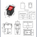 Miniatyrbild 2 av 5: IP67 Vattentät Inline Strömbrytare 12V DC 20A Hög Ström Vattentät Strömbrytare