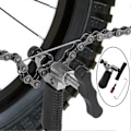 Miniatyrbild 4 av 5: Cykelkedjetång + Cykelkedjeverktyg + Kedjetestare Cykelkedjenit Reparationsverktyg Set Kedjelänkar Universal 3 Par för 7 8 9 10 11 12-Växlad Cykel