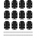 Miniatyrbild 1 av 5: Trycklås, Push To Open Lås med Automatisk Pop-up Funktion, Skåplås, Trycklås för Skåp, Låda, 12-pack svart