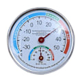 Miniatyrbild 1 av 3: Dial Termometer Väggvisare Hygrometer Hög precision För Hem Cigar Reptil Inkubator Växthus Bastu