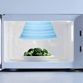 Miniatyrbild 3 av 5: Magnetiskt Mikrovågsugnsskydd Mikrovågsugn Hovering Skydd Stänkskydd Hopfällbart Mikrovågsugn Mattskydd Silikon Konserveringsskydd för Mat Kökspryl Microwave Plate Cover-1pc