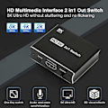 Miniatyrbild 4 av 5: HD Multimedia Interface Switch 8K @ 60Hz Videodelare Plug and Play Liten för Laptop Spelkonsoler