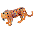 Miniatyrbild 1 av 3: Leopardmodell ornament simulering leopard leksak bordsleoparddekor