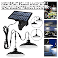 Miniatyrbild 3 av 5: Rörelsesensor LED Solcellslampa, Hänglampa, Vit, Varmt Ljus, Fjärrkontroll, Ljuskrona, Camping, Utomhus, Trädgård