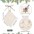 Miniatyrbild 2 av 5: Förpackning med 120 st 5 cm (2 tum) Obehandlade Tomma Fyrkantiga Träskivor Träutskärningar för Pyrografi Målning Skrivning DIY