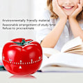Miniatyrbild 2 av 5: FCSHFC Kreativ Timer Söt Liten Väckarklocka Pomodoro Jordgubbstimers Student Tidshantering Minimekanisk Barn Timer (Färg : Röd)