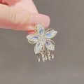 Miniatyrbild 2 av 5: Clip Huvudbonad Elegant kristallliknande blomma Hårnål Bangs Clip Gi