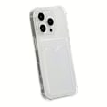 Miniatyrbild 5 av 5: iPhone 16 Pro Mobilskal Stöttåligt med Korthållare - Transparent