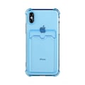 Miniatyrbild 1 av 5: iPhone XR TPU Shockproof Protective Wallet Case Blue