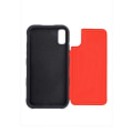 Miniatyrbild 8 av 8: iPhone XR PU Leather Back Flip Wallet Case Red