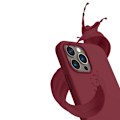 Miniatyrbild 4 av 4: RV Liquid Silicone Case With Magsafe For iPhone 14 Pro Red
