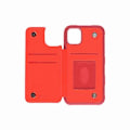 Miniatyrbild 7 av 7: iPhone 11 PU Leather Back Flip Wallet Case Red