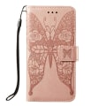 Miniatyrbild 1 av 4: Butterfly Plånboksfodral för Samsung Galaxy S21 Ultra 5G - Rosa