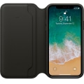 Miniatyrbild 3 av 3: Apple läderfodral till iPhone X svart