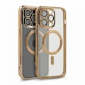 Miniatyrbild 3 av 5: Luxury Mobilskal med Magsafe iPhone 15 Pro Max - Guld