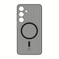 Miniatyrbild 2 av 2: Samsung Galaxy S24 Mobilskal Korrugerad med Magnet Rvelon - Svart