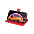Miniatyrbild 4 av 4: Flip Stand Leather Case For iPhone XS Max Red