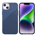 Miniatyrbild 1 av 6: iPhone 15 Plus Mobilskal i Kolfiber - Blå/Grå