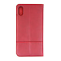 Miniatyrbild 3 av 3: Flip Stand Leather Case For iPhone XR Dark Red