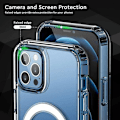 Miniatyrbild 2 av 3: RV Magnetic Case for iPhone 14 Pro Max Magsafe Charger Phone Case Transparent