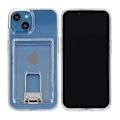 Miniatyrbild 1 av 4: iPhone 15 Mobilskal med Korthållare och Stativ Rvelon - Transparent