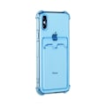 Miniatyrbild 3 av 5: iPhone XR TPU Shockproof Protective Wallet Case Blue