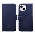 Miniatyrbild 1 av 5: iPhone 15 Plånboksfodral Läder Rvelon - Blå