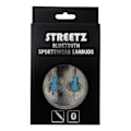 Miniatyrbild 2 av 2: STREETZ Bluetooth-sporthörlurar med mikrofon, Bluetooth 4.1, 10m, grå/blå