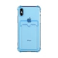 Miniatyrbild 1 av 5: iPhone X/XS TPU Shockproof Protective Wallet Case Blue