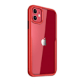 Miniatyrbild 1 av 6: PC Cover Transparent With TPU Edge Protective Case Red For iPhone 11