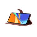 Miniatyrbild 2 av 5: Flip Stand Leather Wallet Case For Xiaomi Redmi 9C Brown