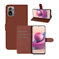 Miniatyrbild 3 av 3: Flip Stand Leather Wallet Case For Xiaomi Redmi Note 10/Redmi No