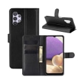 Miniatyrbild 4 av 4: Flip Stand Leather Wallet Case For Samsung Galaxy A32 5G Black