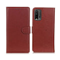 Miniatyrbild 1 av 4: Flip Stand Leather Wallet Case For Xiaomi Redmi 9T/ Mi POCO M3 Brown