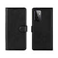 Miniatyrbild 1 av 4: Flip Stand Läderfodral till Samsung Galaxy A52 5G Svart