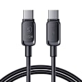 Miniatyrbild 1 av 9: SiGN USB-C till USB-C Kabel 100W med Display, 2m - Svart