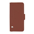 Miniatyrbild 1 av 10: iPhone XS Max Flip Stand PU Leather Extra Card Wallet Case Brown