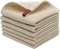 6-pack disktrasor i bomull, våffelvävda kökshanddukar, mjuka disktrasor för diskning, absorberande kökshandduk 30x30 cm