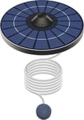 Solcellsdriven flytande dammluftare 2,5W Solcellsdriven luftpump med luftslangar och bubbelstenar Dammluftare Syresättare