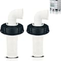 Miniatyrbilde 1 av 5: 2 stk IBC-tankdeksel 165 mm IBC-tankadapter med nylonfilter Robust IBC-tankdeksel Diameter Regnvannsoppsamlingssystemmontering (90°) 90 degrees