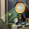 Miniatyrbillede 3 af 6: Røgventilator til indendørs rygning Høj ventilator luftrenser og lugtfjerner (sort)