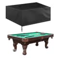 Kraftigt skydd för 7/8/9FT biljardbord, utomhusbruk Black 9FT 287*155*82cm